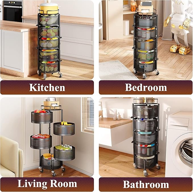 Multipurpose Basket Bowls Stand
