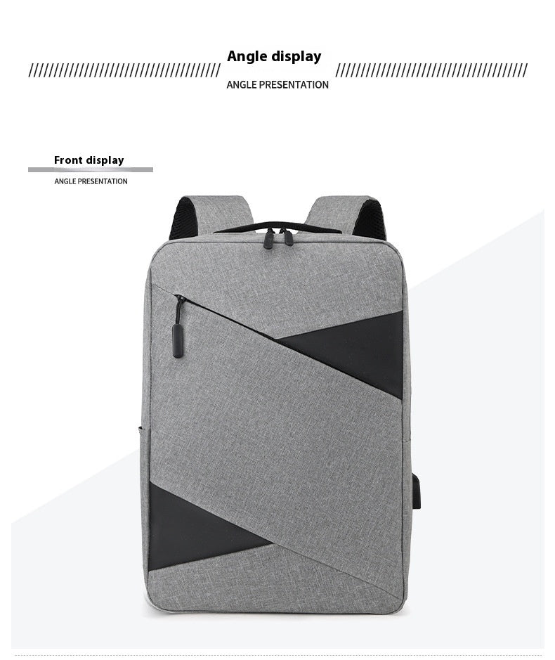 Backpack Men's Three-piece Set