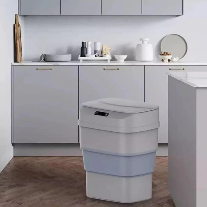 Smart Sensor Folding  Trash Can