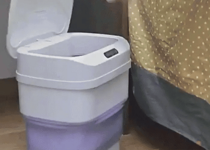 Smart Sensor Folding  Trash Can