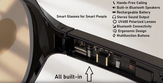 Bluetooth Glasses - Hands-Free Calling