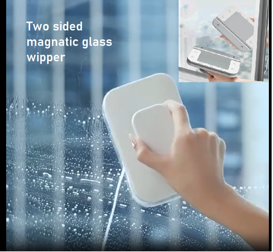 Magnetic Double-sided Glass Wipe