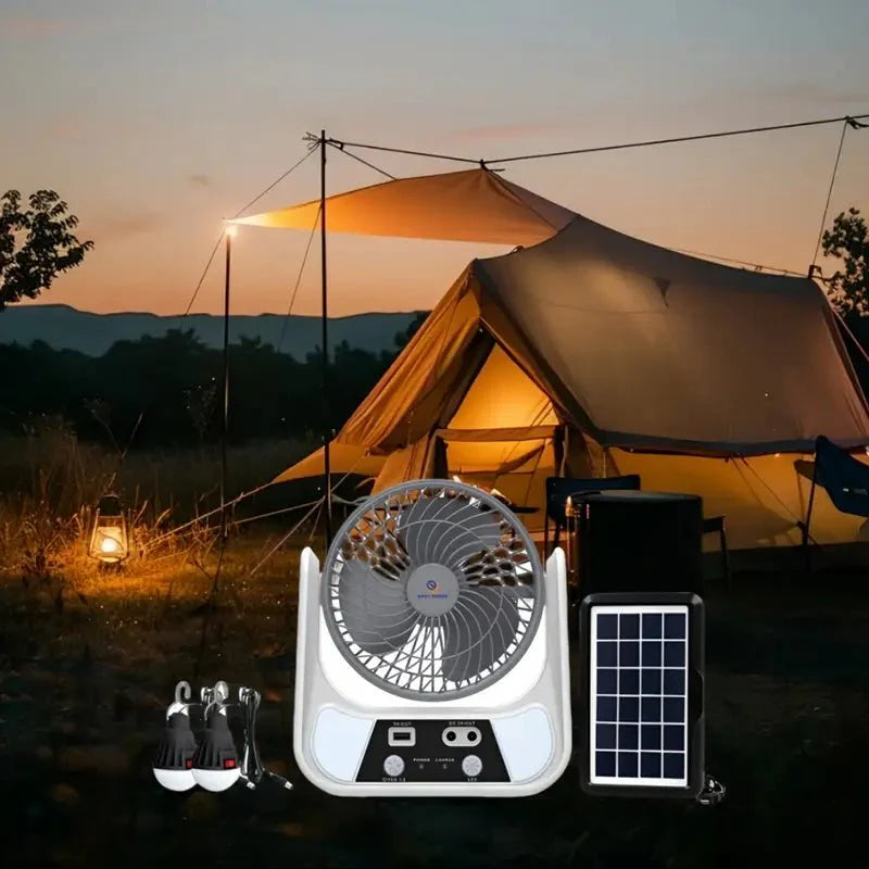 Ersy Power - Rechargeable Solar Fan