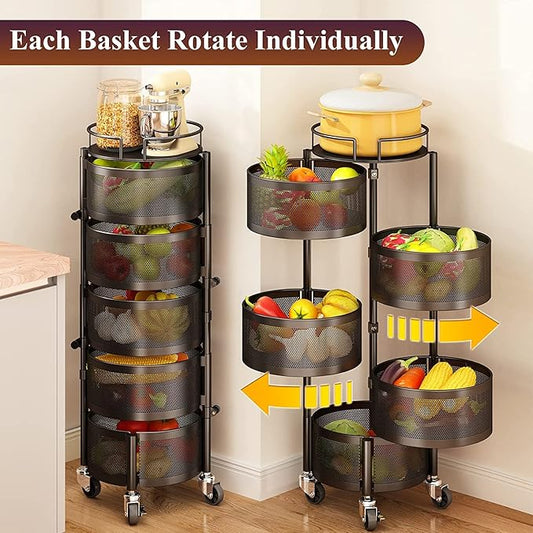 Multipurpose Basket Bowls Stand