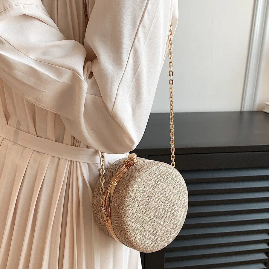 Women's Fashion Rhinestone-encrusted Chain Shoulder Bag