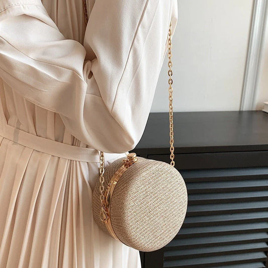 Women's Fashion Rhinestone-encrusted Chain Shoulder Bag