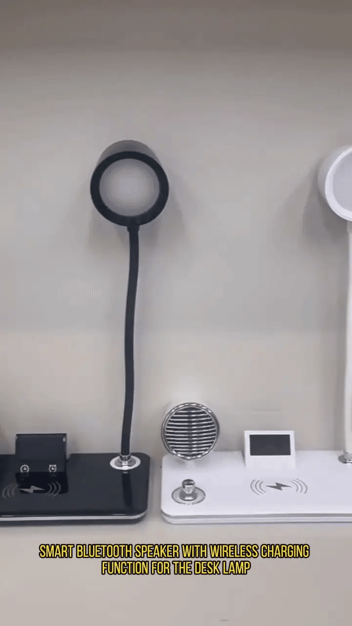 BT Speaker with Wireless Charger 4-in-1