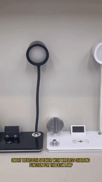 BT Speaker with Wireless Charger 4-in-1