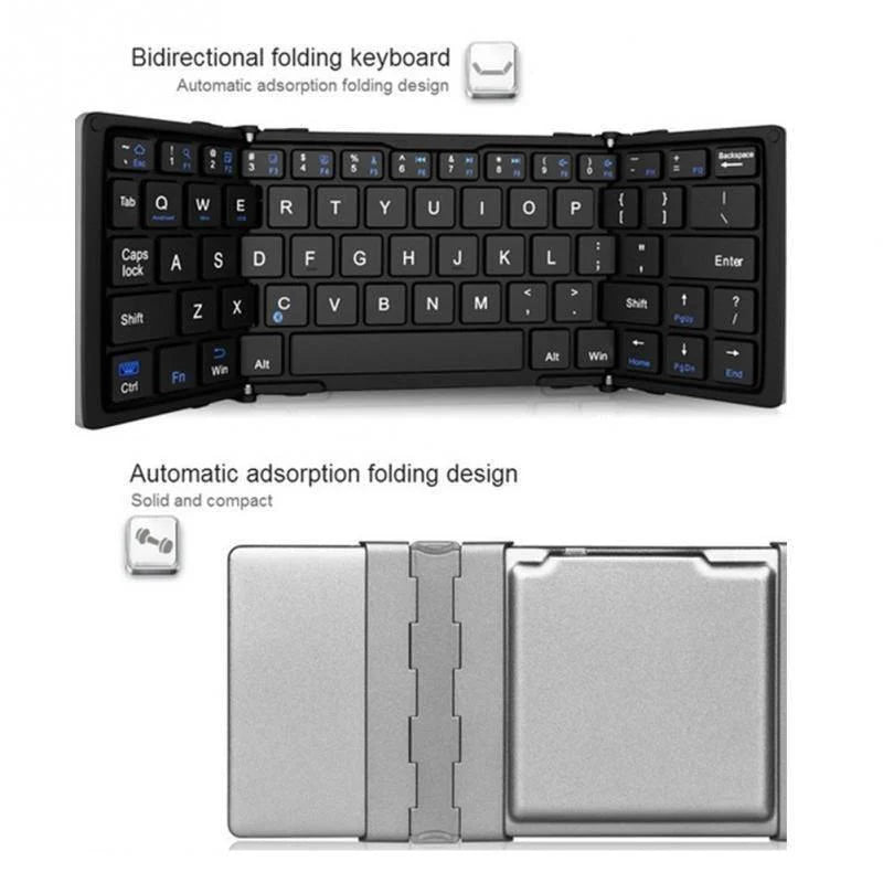 Intelligent Pocket Folding Keyboard-Travel Edition