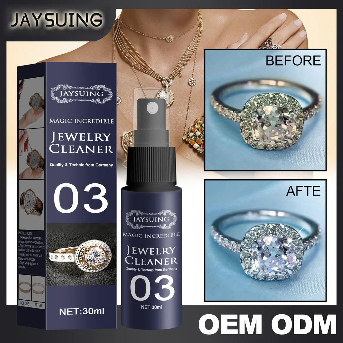 Jewelry Cleaner Spray