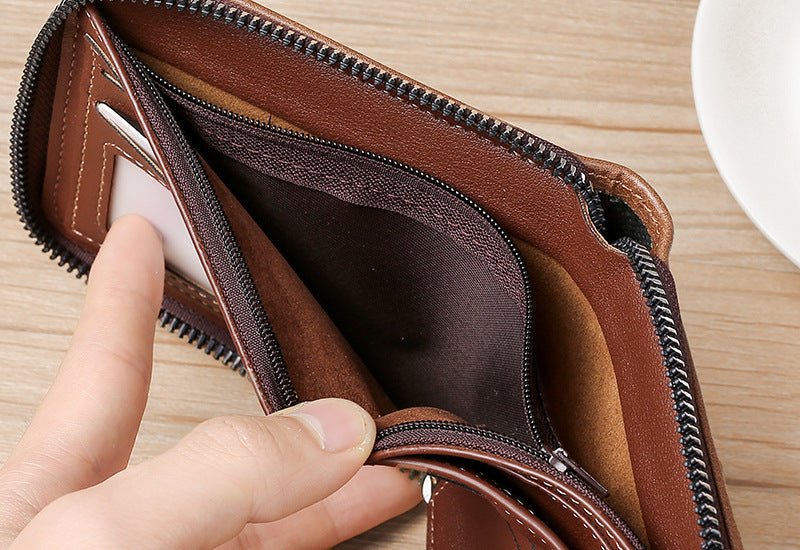 Men's Casual  Zipper Wallet