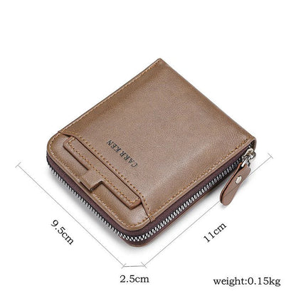 Men's Casual  Zipper Wallet