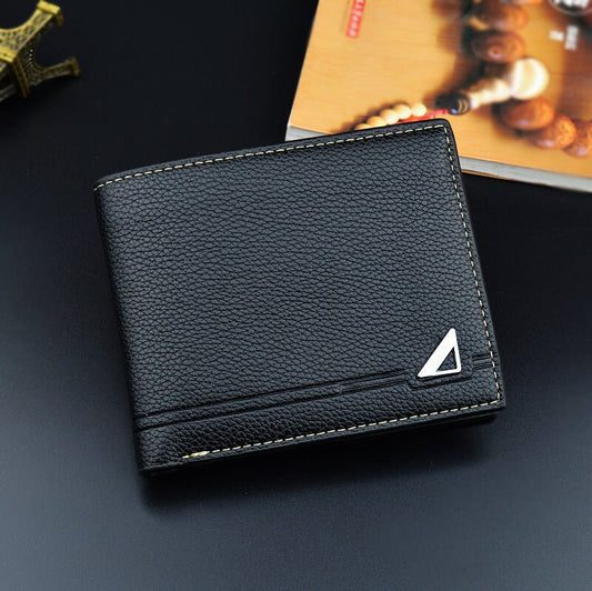 Men's Leather Lychee Pattern Wallet