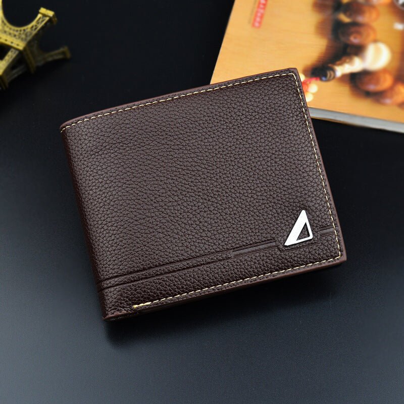 Men's Leather Lychee Pattern Wallet