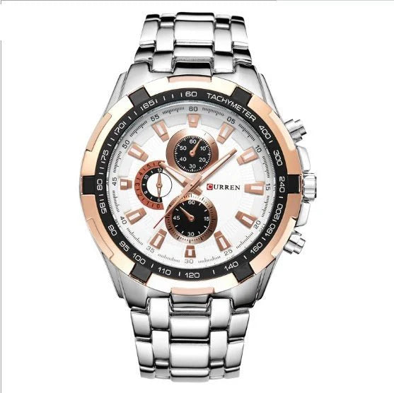 Men's Steel Belt Quartz Watch