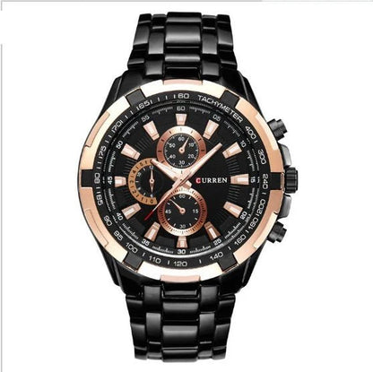Men's Steel Belt Quartz Watch