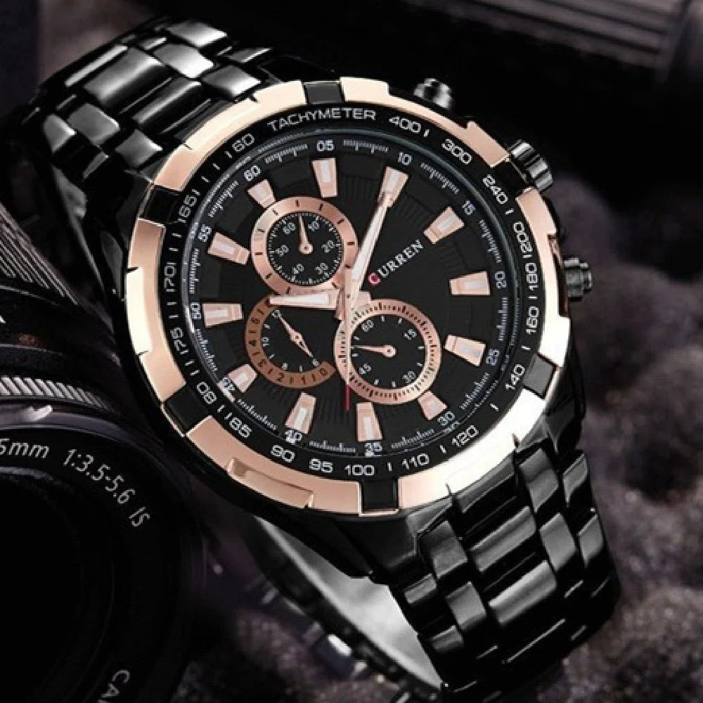 Men's Steel Belt Quartz Watch