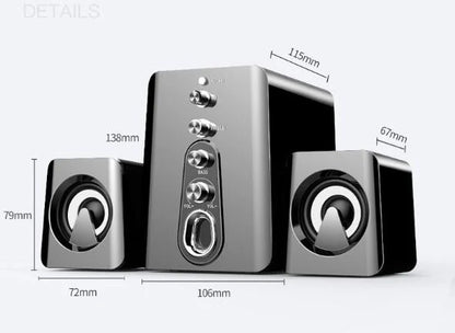 Mini Sound System ! High Audio Heavy Bass !