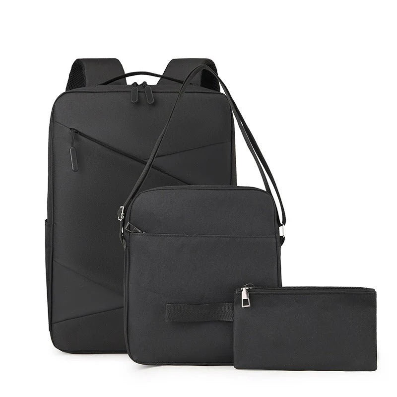 Backpack Men's Three-piece Set