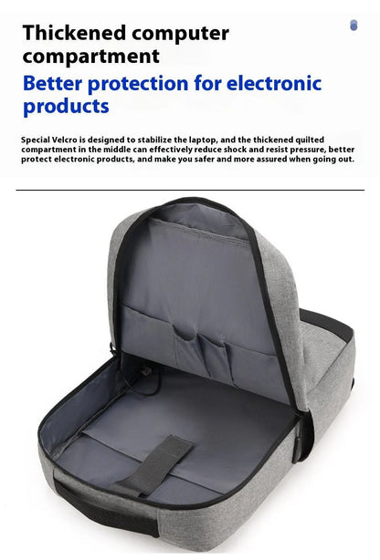 Backpack Men's Three-piece Set