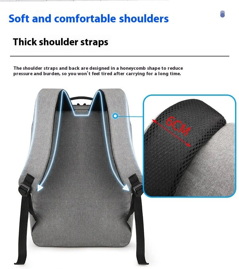 Backpack Men's Three-piece Set