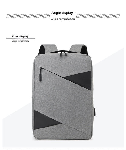 Backpack Men's Three-piece Set