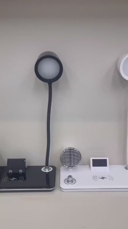 BT Speaker with Wireless Charger 4-in-1
