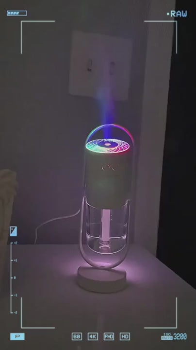 Air Humidifier ! Air Purifier with USB & Projection Night Lights