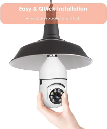Bulb Style - Security Camera with LED Lights