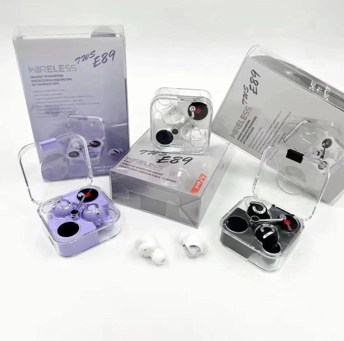 TWS Earbud with Transparent Case