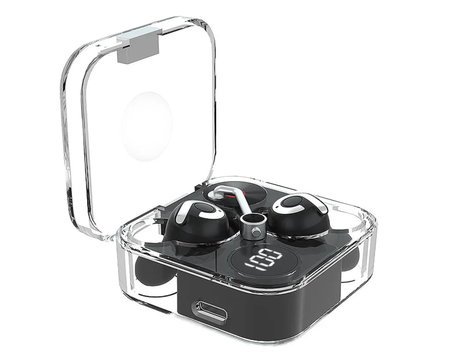 TWS Earbud with Transparent Case