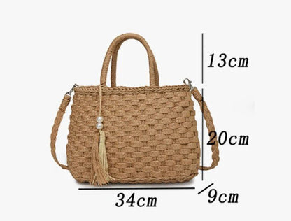 Women's Fashion Hand-Carrying Woven Bag