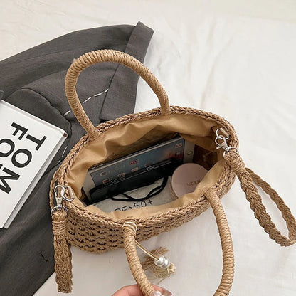 Women's Fashion Hand-Carrying Woven Bag