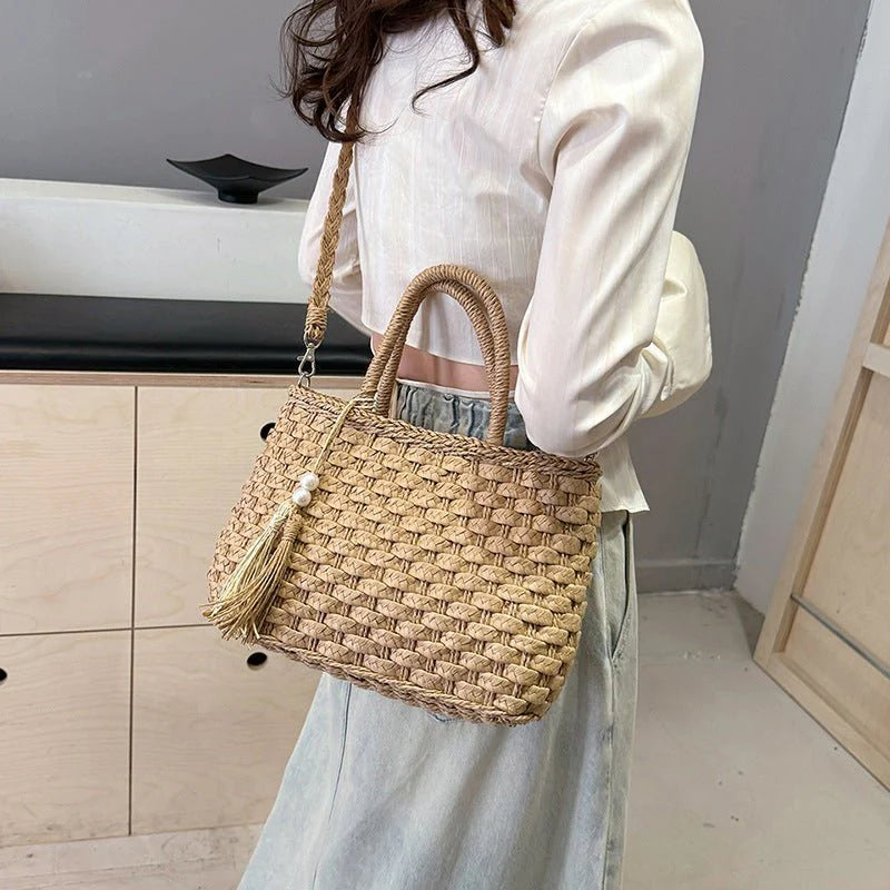 Women's Fashion Hand-Carrying Woven Bag