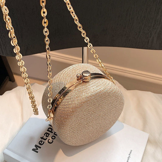 Women's Fashion Rhinestone-encrusted Chain Shoulder Bag